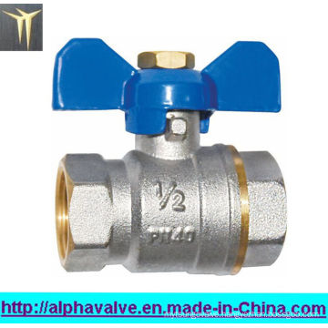 Brass Full Port Valve with Butterfly Handle (a. 0114)